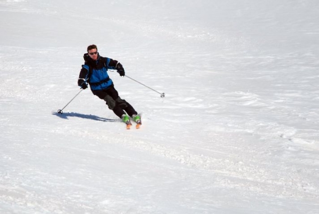 Skieur hors piste